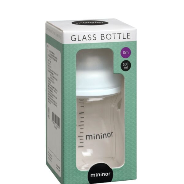 MININOR stikla pudelīte, 0 mēnešu, 160 ml